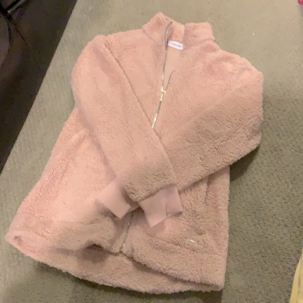 Pink Calvin Klein jacket